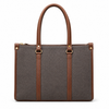 Monroe Accented Durable Brown Tote Bag