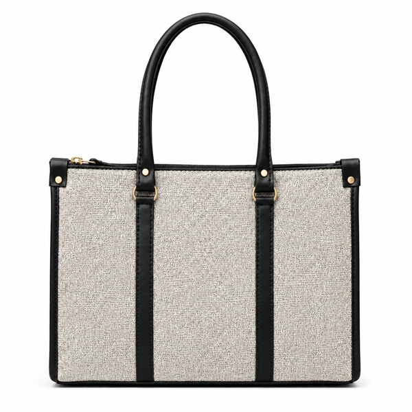Monroe Accented Durable Grey Tote Bag