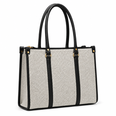 Monroe Accented Durable Grey Tote Bag