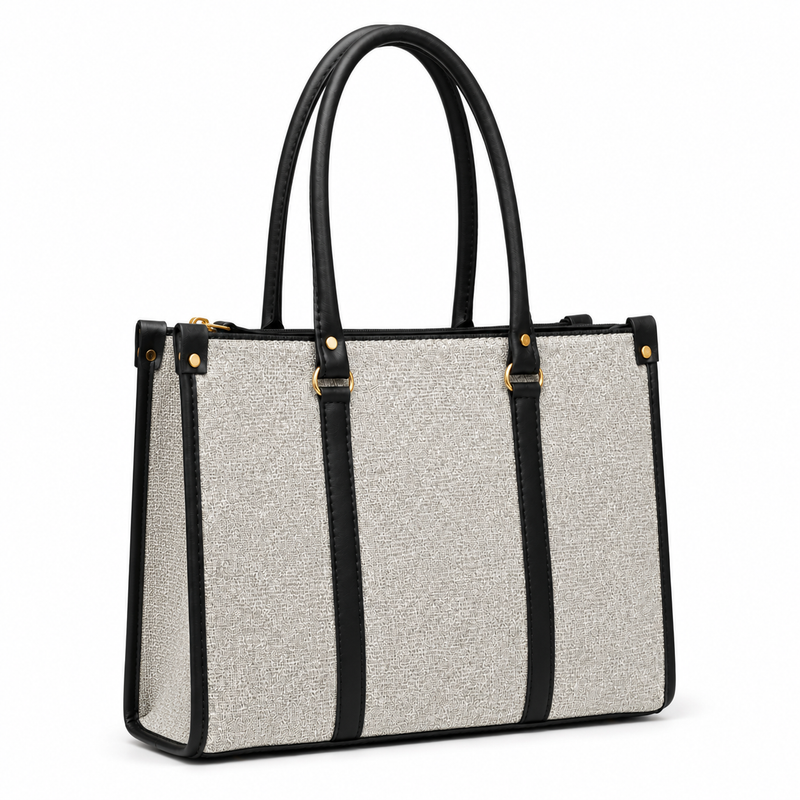 Monroe Accented Durable Grey Tote Bag