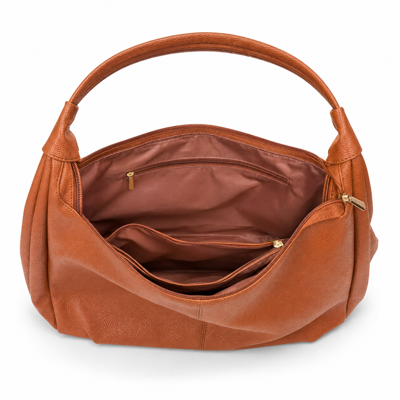 Dusty Brown Leather Hippie's Hobo