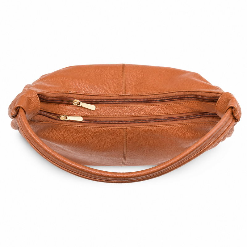 Dusty Brown Leather Hippie's Hobo