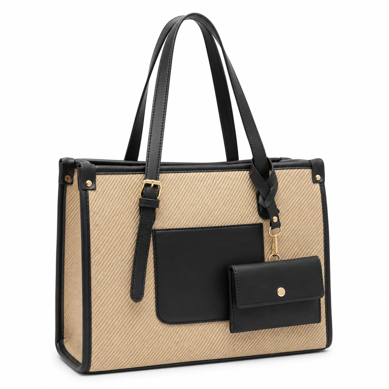 Georgia Beige Tote Bag