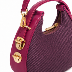 Lydia Crescent Cherry Shoulder Bag