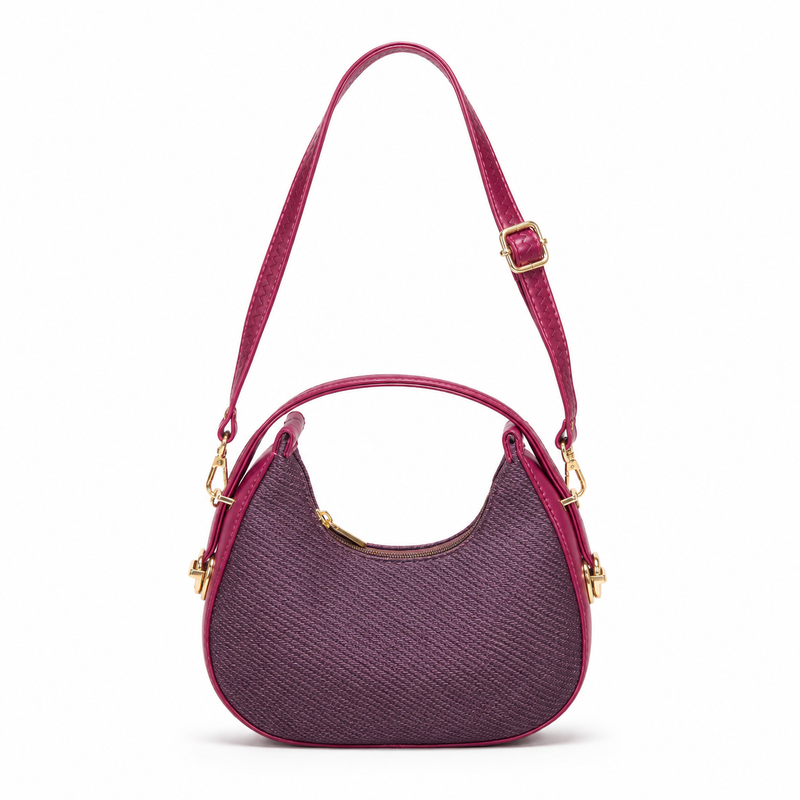 Lydia Crescent Cherry Shoulder Bag