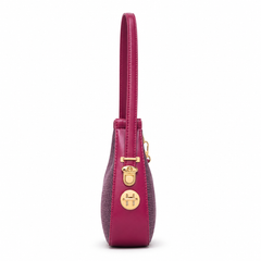 Lydia Crescent Cherry Shoulder Bag