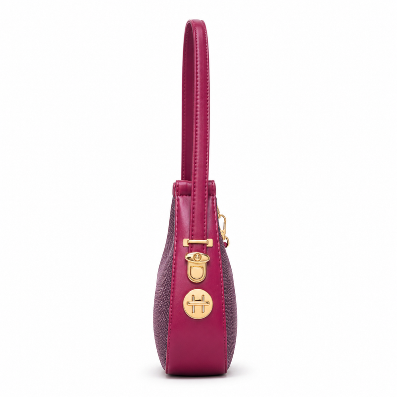 Lydia Crescent Cherry Shoulder Bag