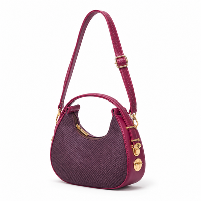 Lydia Crescent Cherry Shoulder Bag