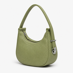 Lydia Crescent Green Shoulder Bag