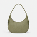 Lydia Crescent Green Shoulder Bag