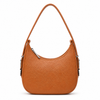 Lydia Crescent Tan Shoulder Bag