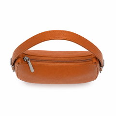 Lydia Crescent Tan Shoulder Bag