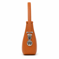 Lydia Crescent Tan Shoulder Bag