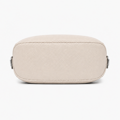 Lydia Crescent off white Shoulder Bag