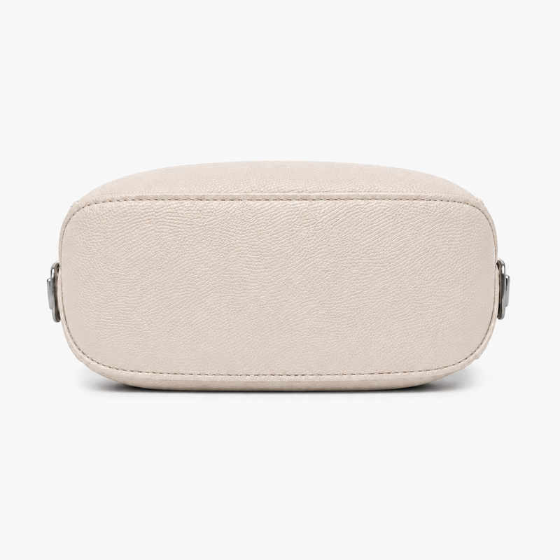 Lydia Crescent off white Shoulder Bag