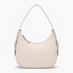 Lydia Crescent off white Shoulder Bag