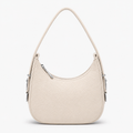Lydia Crescent off white Shoulder Bag