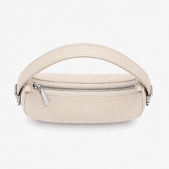Lydia Crescent off white Shoulder Bag