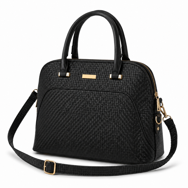 Mono Valle Black Satchel Handbag