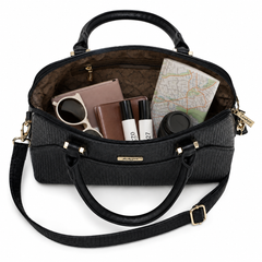Mono Valle Black Satchel Handbag