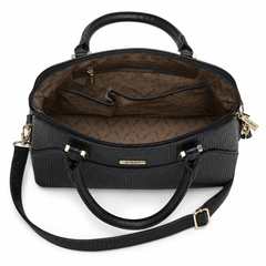 Mono Valle Black Satchel Handbag