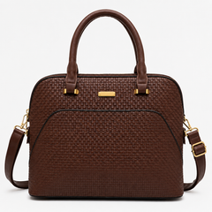 Mono Valle Brown Satchel Handbag