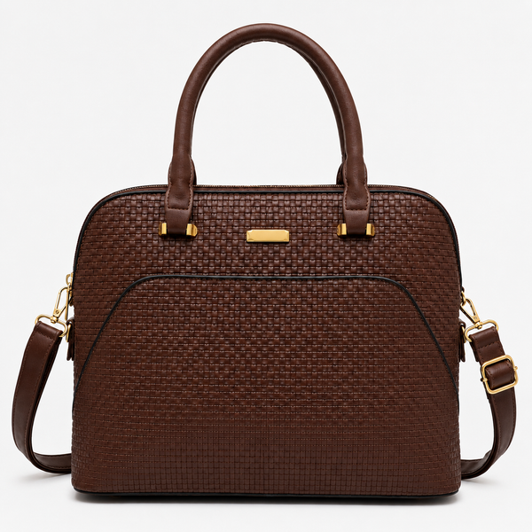 Mono Valle Brown Satchel Handbag