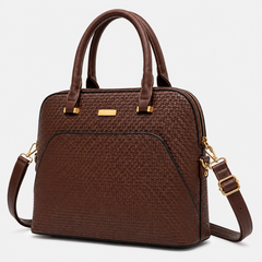 Mono Valle Brown Satchel Handbag