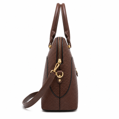 Mono Valle Brown Satchel Handbag