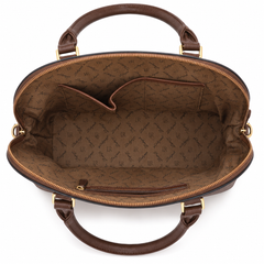 Mono Valle Brown Satchel Handbag