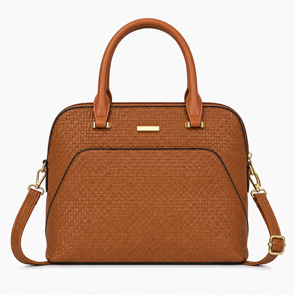 Mono Valle Tan Satchel Handbag