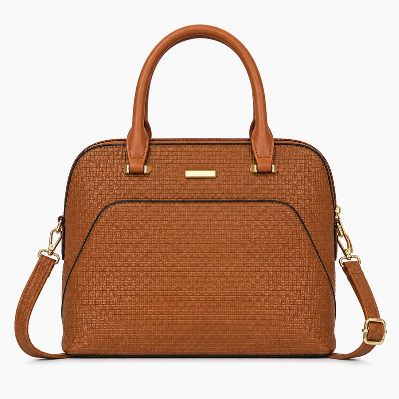 Mono Valle Tan Satchel Handbag