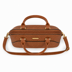 Mono Valle Tan Satchel Handbag