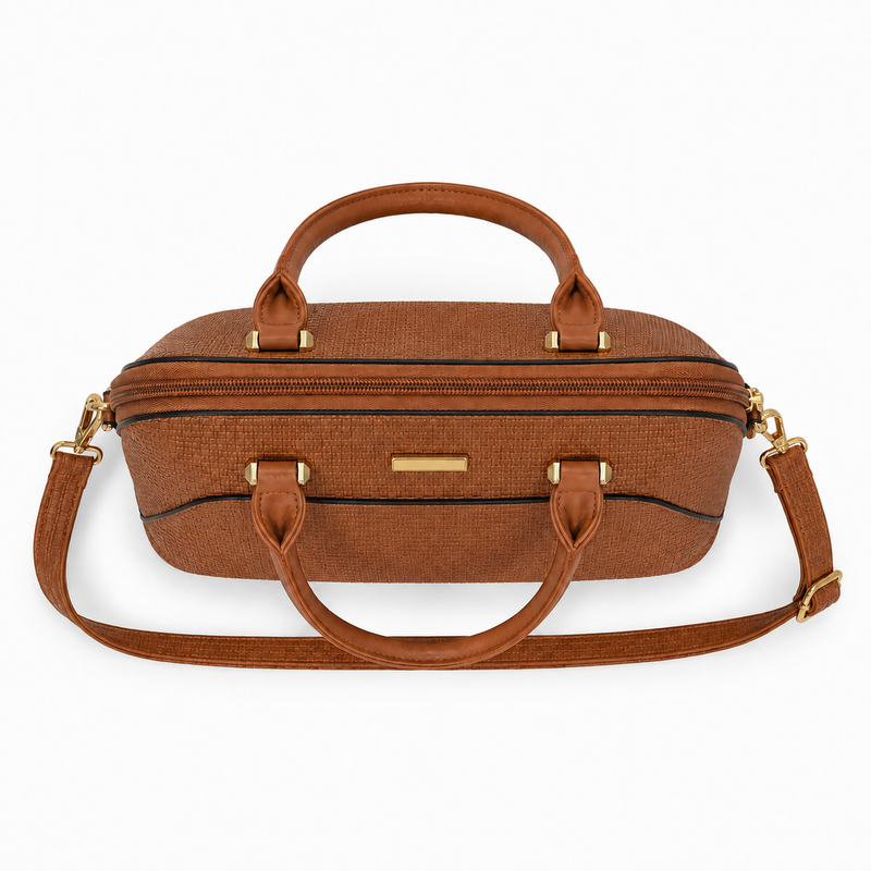 Mono Valle Tan Satchel Handbag