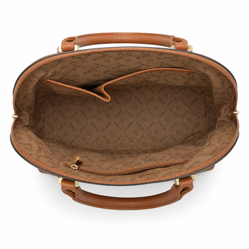 Mono Valle Tan Satchel Handbag