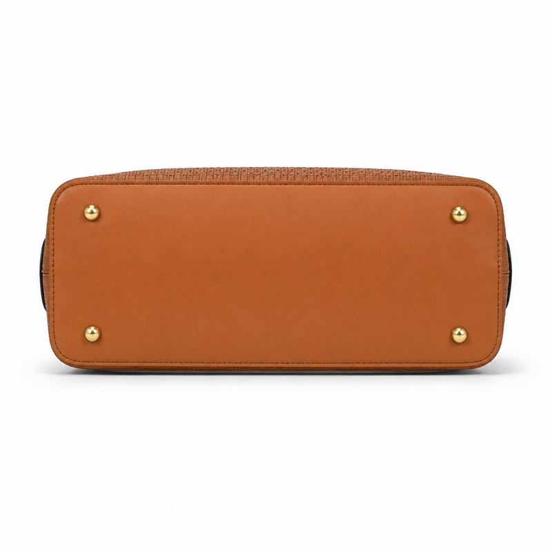 Mono Valle Tan Satchel Handbag