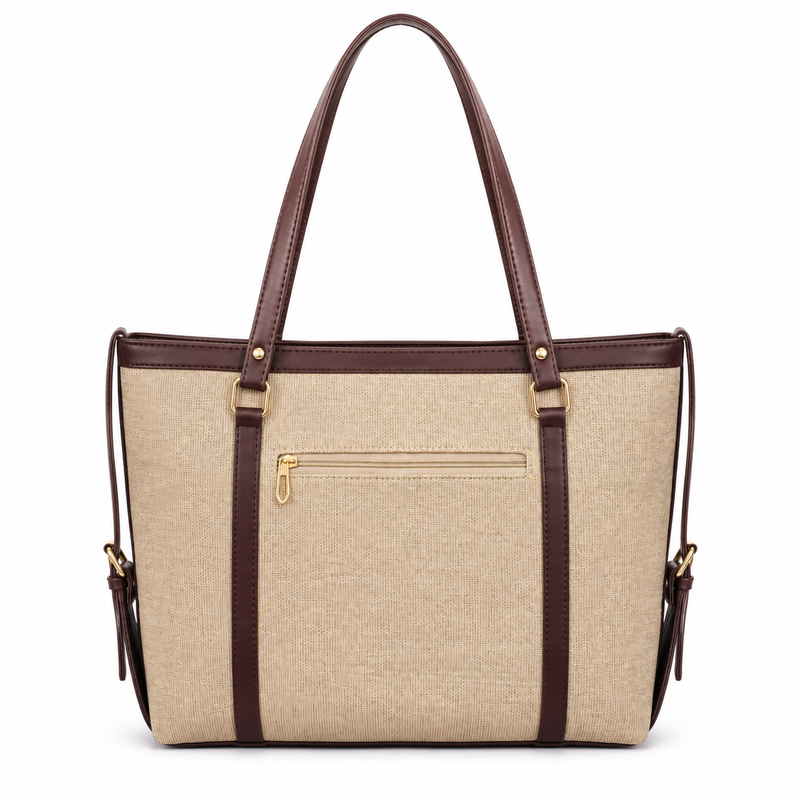 Monrae Florence Beige Tote Bag