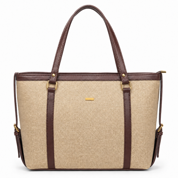 Monrae Florence Beige Tote Bag