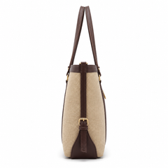 Monrae Florence Beige Tote Bag