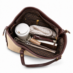 Monrae Florence Beige Tote Bag