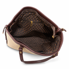 Monrae Florence Beige Tote Bag