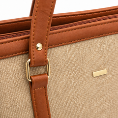 Monrae Florence Tan Tote Bag