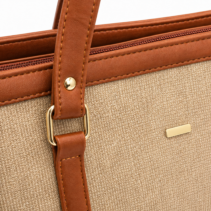 Monrae Florence Tan Tote Bag