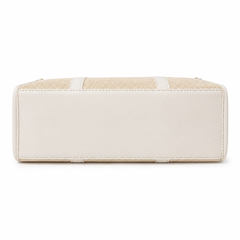 Monroe Accented Durable Beige Tote Bag