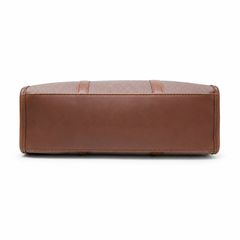 Monroe Accented Durable Brown Tote Bag