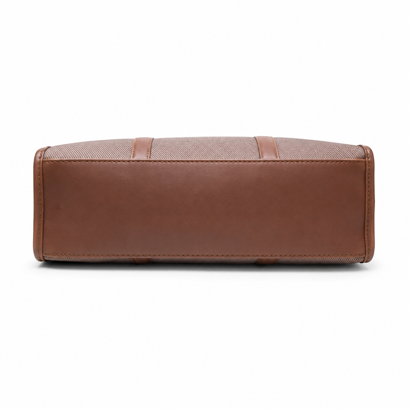 Monroe Accented Durable Brown Tote Bag