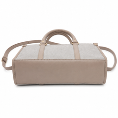 Monroe Accented Durable Grey Tote Bag