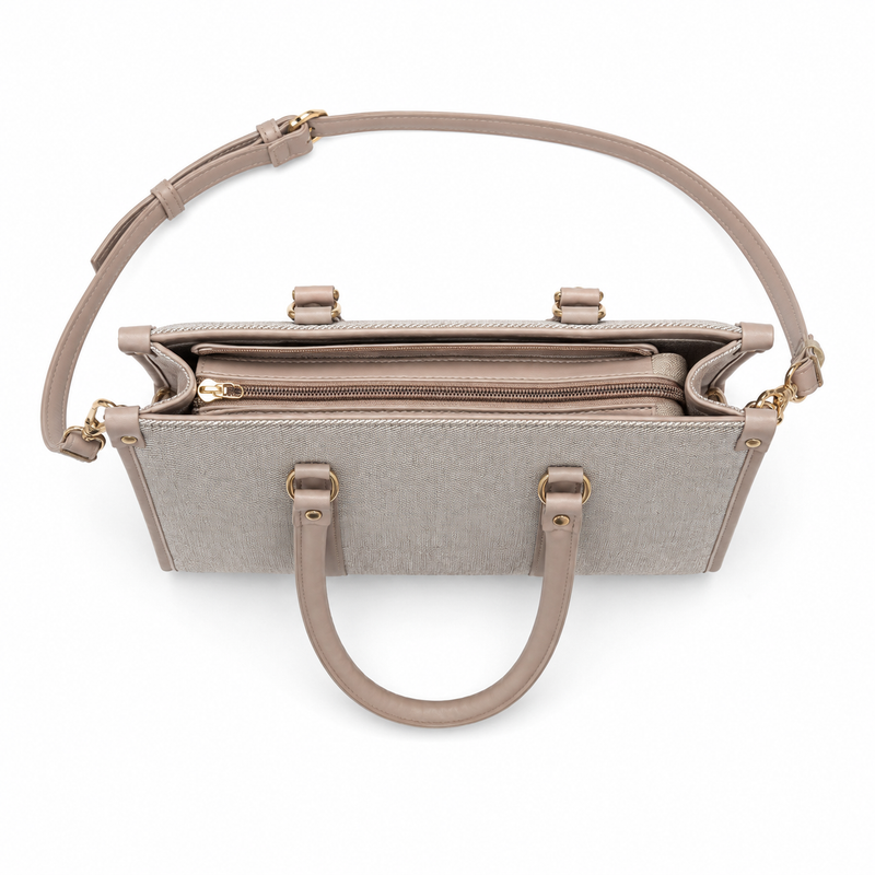 Monroe Accented Durable Grey Tote Bag