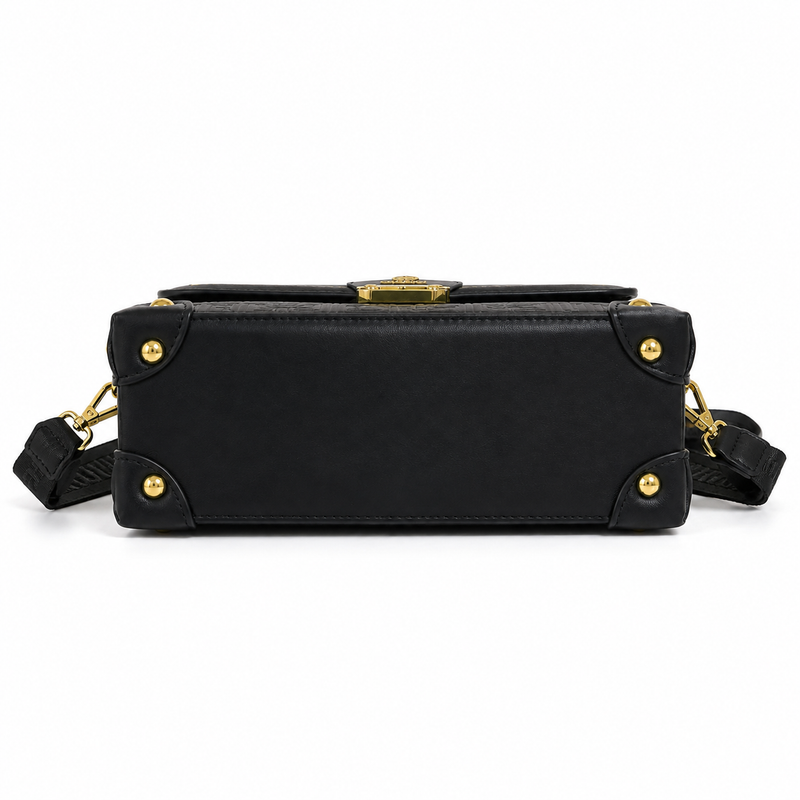 Signature Black Beaufort Satchel Handbag