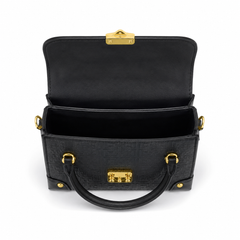 Signature Black Beaufort Satchel Handbag